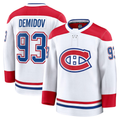 Qdoa M.Canadiens #93 Ivan Demidov White Away Premium Jerseys
