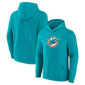 Qdoa M.Dolphins Aqua LOGO Pullover Hoodies Limited Blank Player Stitched Jerseys