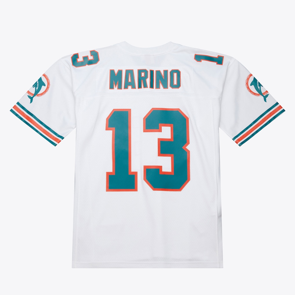 Qdoa M.Dolphins #13 Dan Marino Mitchell & Ness White 1994 Legacy Replica Jersey Stitched Puhic Game Jerseys