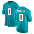 Qdoa M.Dolphins #0 Ollie Gordon II Player Aqua Home Game Stitched Jerseys