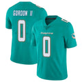 Qdoa M.Dolphins #0 Ollie Gordon II Player Aqua Limited Vapor Untouchable Home Game Stitched Jerseys