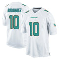 Qdoa M.Dolphins #10 Jacob Rodriguez Player White Home Game Stitched Jerseys