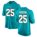 Qdoa M.Dolphins #25 Tyrel Dodson Player Aqua Home Game Stitched Jerseys
