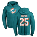 Qdoa M.Dolphins #25 Tyrel Dodson Player Aqua LOGO Pullover Hoodies Limited Stitched Jerseys