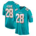 Qdoa M.Dolphins #28 De'Von Achane Player Aqua Home Game Stitched Jerseys