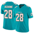 Qdoa M.Dolphins #28 De'Von Achane Player Aqua Limited Vapor F.U.S.E. Home Game Stitched Jerseys