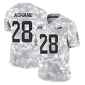Qdoa M.Dolphins #28 De'Von Achane Player Arctic Camo Salute To Service Limited Game Stitched Jerseys
