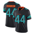 Qdoa M.Dolphins #44 Chop Robinson Player Black Limited Pitch Rivalries Collection Home Game Stitched Jerseys