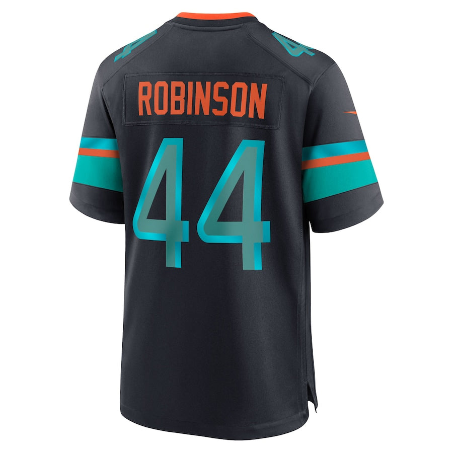 Qdoa M.Dolphins #44 Chop Robinson Player Pitch Blue Rivalries Collection Game Stitched Jerseys