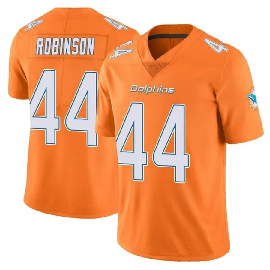 Qdoa M.Dolphins #44 Chop Robinson Player White Orange Vapor Limited Stitched Jerseys