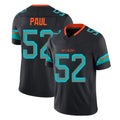 Qdoa M.Dolphins #52 Patrick Paul Player Black Limited Pitch Rivalries Collection Home Game Stitched Jerseys