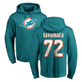 Qdoa M.Dolphins #72 Jonah Savaiinaea Player Aqua LOGO Pullover Hoodies Limited Stitched Jerseys