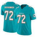 Qdoa M.Dolphins #72 Jonah Savaiinaea Player Aqua Limited Vapor F.U.S.E. Home Game Stitched Jerseys