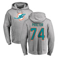 Qdoa M.Dolphins #74 Kadyn Proctor Player Gray LOGO Pullover Hoodies Limited Stitched Jerseys