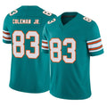 Qdoa M.Dolphins #83 Kevin Coleman Jr. Player Aqua Limited Alternate Vapor F.U.S.E. Home Game Stitched Jerseys