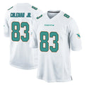 Qdoa M.Dolphins #83 Kevin Coleman Jr. Player White Home Game Stitched Jerseys