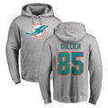 Qdoa M.Dolphins #85 Greg Dulcich Player Gray LOGO Pullover Hoodies Limited Stitched Jerseys