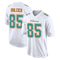 Qdoa M.Dolphins #85 Greg Dulcich Player White Fashion Home Game Stitched Jerseys