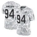 Qdoa M.Dolphins #94 Jordan Phillips Player Arctic Camo Salute To Service Limited Game Stitched Jerseys