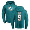 Qdoa M.Dolphins #9 Joshua Uche Player Aqua LOGO Pullover Hoodies Limited Stitched Jerseys