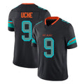 Qdoa M.Dolphins #9 Joshua Uche Player Black Limited Pitch Rivalries Collection Home Game Stitched Jerseys