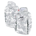 Qdoa MN.Vikings Arctic Camo Salute to Service Pullover Hoodies Limited Game Blank Player Stitched Jerseys