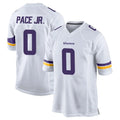 Qdoa MN.Vikings #0 Ivan Pace Jr. Player White Home Game Stitched Jerseys