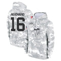 Qdoa MN.Vikings #16 Will Reichard Player Arctic Camo Salute to Service Pullover Hoodies Limited Game Stitched Jerseys