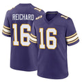 Qdoa MN.Vikings #16 Will Reichard Player Purple Classic Home Game Stitched Jerseys
