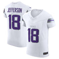 Qdoa MN.Vikings #18 Justin Jefferson White Alternate Vapor F.U.S.E. Elite Player American Stitched Jerseys