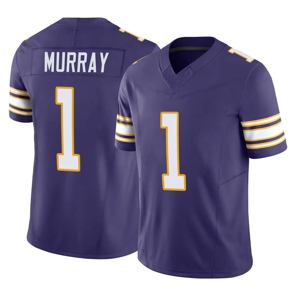 Qdoa MN.Vikings #1 Kyler Murray Player Purple Limited Classic Vapor F.U.S.E. Home Game Stitched Jerseys