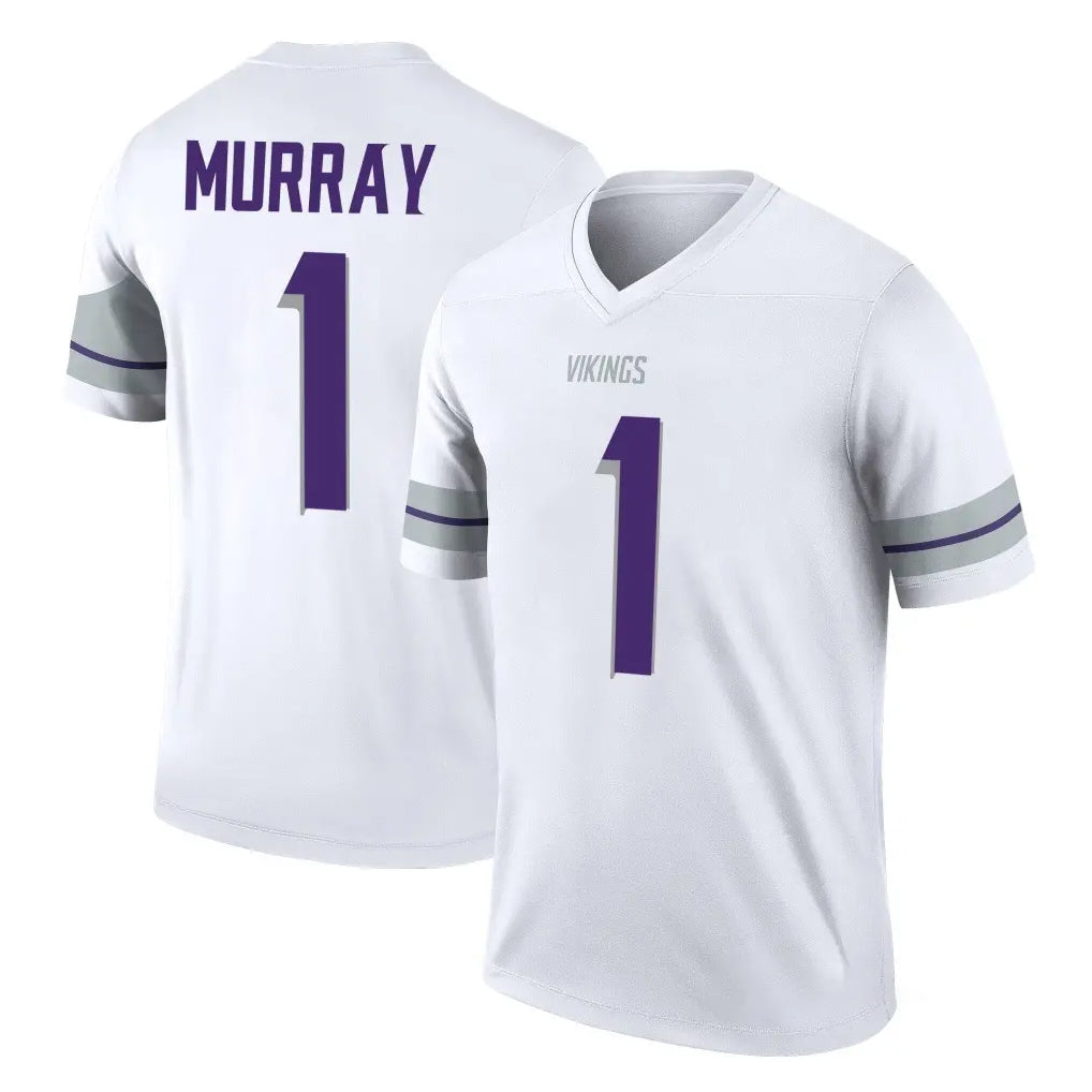 Qdoa MN.Vikings #1 Kyler Murray Player White Alternate Legend Home Game Stitched Jerseys
