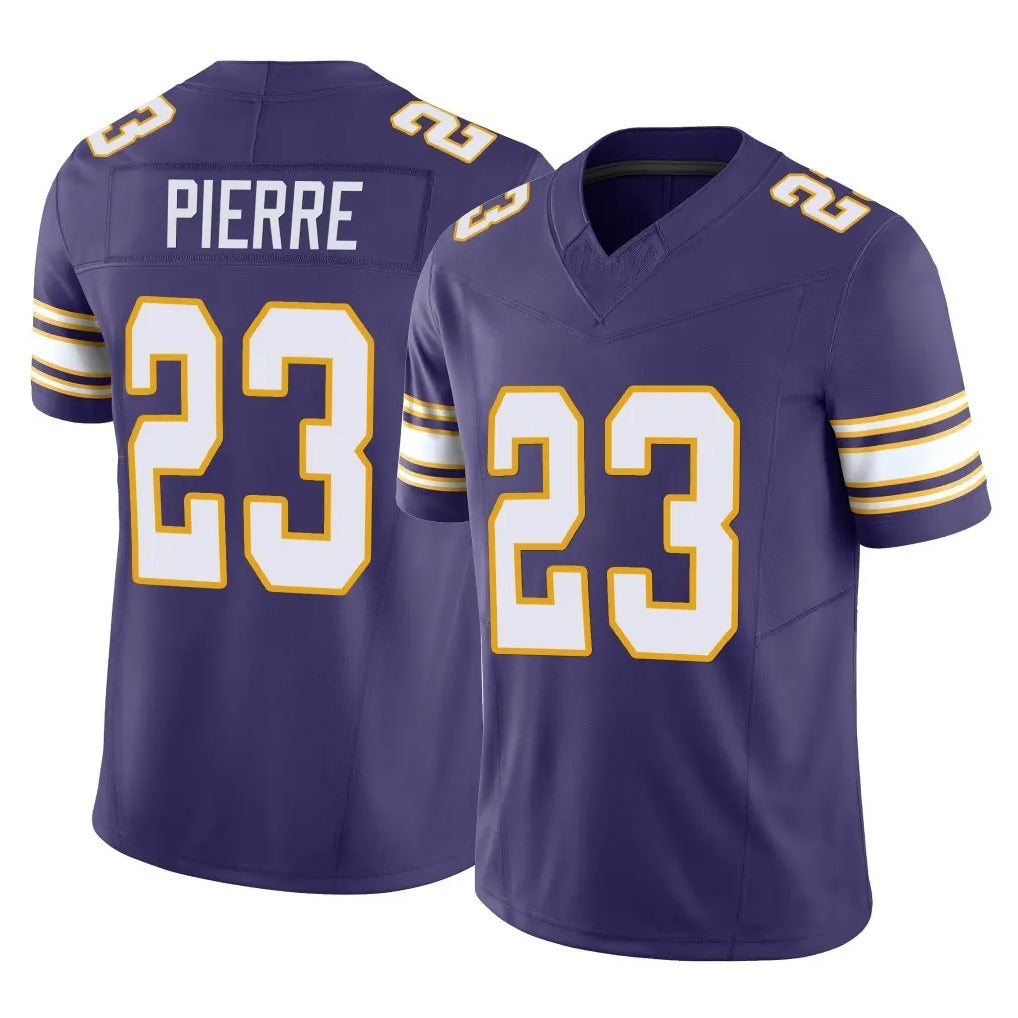 Qdoa MN.Vikings #23 James Pierre Player Purple Limited Classic Vapor F.U.S.E. Home Game Stitched Jerseys