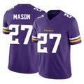 Qdoa MN.Vikings #27 Jordan Mason Player Purple Limited Vapor F.U.S.E. Home Game Stitched Jerseys