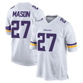 Qdoa MN.Vikings #27 Jordan Mason Player White Home Game Stitched Jerseys