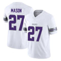 Qdoa MN.Vikings #27 Jordan Mason Player White Limited Alternate Vapor F.U.S.E. Home Game Stitched Jerseys
