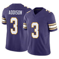 Qdoa MN.Vikings #3 Jordan Addison Player Purple Limited Classic Vapor F.U.S.E. Home Game Stitched Jerseys
