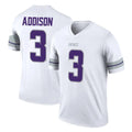 Qdoa MN.Vikings #3 Jordan Addison Player White Alternate Legend Home Game Stitched Jerseys