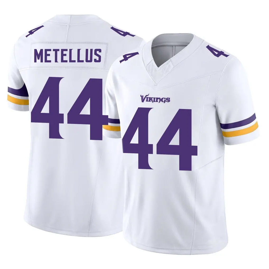 Qdoa MN.Vikings #44 Josh Metellus Player White Limited Vapor F.U.S.E. Home Game Stitched Jerseys