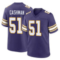 Qdoa MN.Vikings #51 Blake Cashman Player Purple Classic Home Game Stitched Jerseys