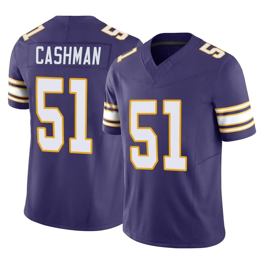 Qdoa MN.Vikings #51 Blake Cashman Player Purple Limited Classic Vapor F.U.S.E. Home Game Stitched Jerseys