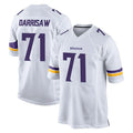 Qdoa MN.Vikings #71 Christian Darrisaw Player White Home Game Stitched Jerseys