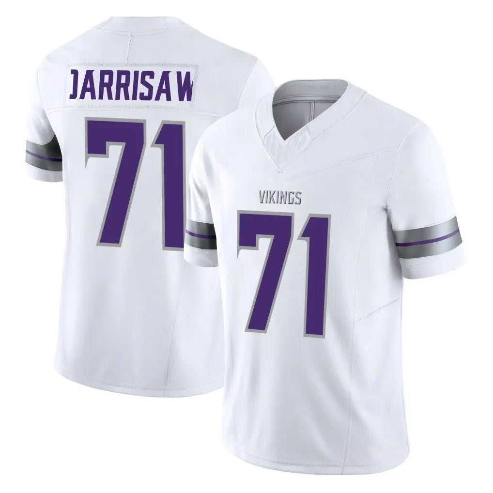 Qdoa MN.Vikings #71 Christian Darrisaw Player White Limited Alternate Vapor F.U.S.E. Home Game Stitched Jerseys