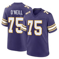 Qdoa MN.Vikings #75 Brian O'Neill Player Purple Classic Home Game Stitched Jerseys