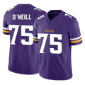 Qdoa MN.Vikings #75 Brian O'Neill Player Purple Limited Vapor F.U.S.E. Home Game Stitched Jerseys