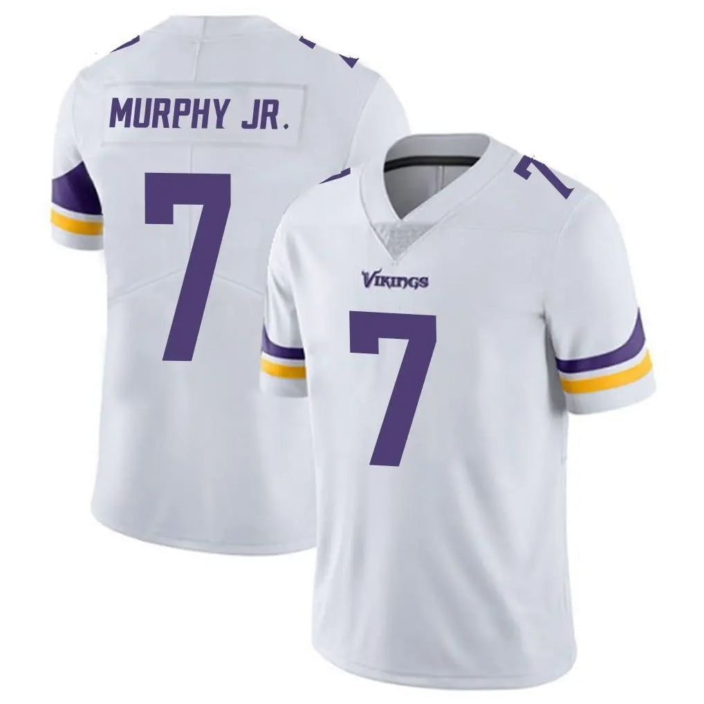 Qdoa MN.Vikings #7 Byron Murphy Jr. Player White Limited Vapor Untouchable Home Game Stitched Jerseys