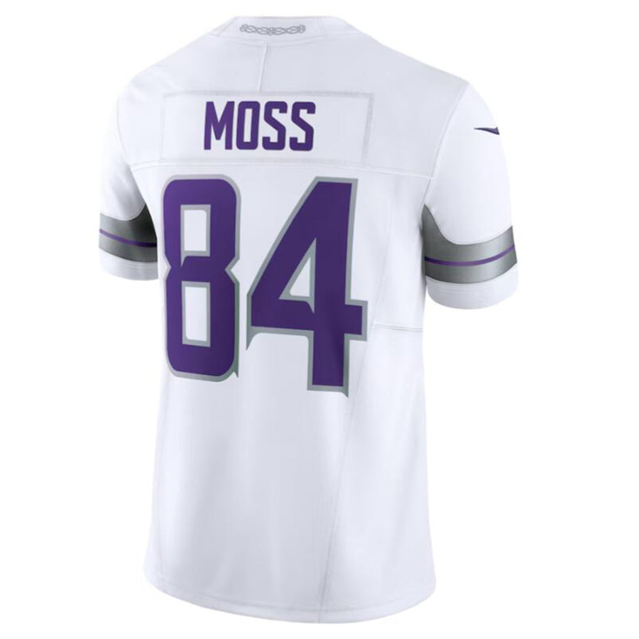 Qdoa MN.Vikings #84 Randy Moss White Alternate Retired Player Game Stitched Jerseys