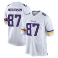 Qdoa MN.Vikings #87 T.J. Hockenson Player White Home Game Stitched Jerseys