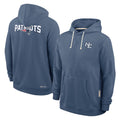 Qdoa NE.Patriots Blue Rivalries Collection Hoodies Limited Game Blank Player Stitched Jerseys