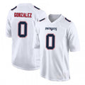 Qdoa NE.Patriots #0 Christian Gonzalez Player White Fashion Limited Home Game Stitched Jerseys